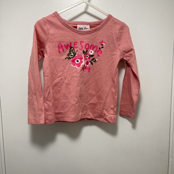 Girls Little Lass Green And Pink 3pc Set.